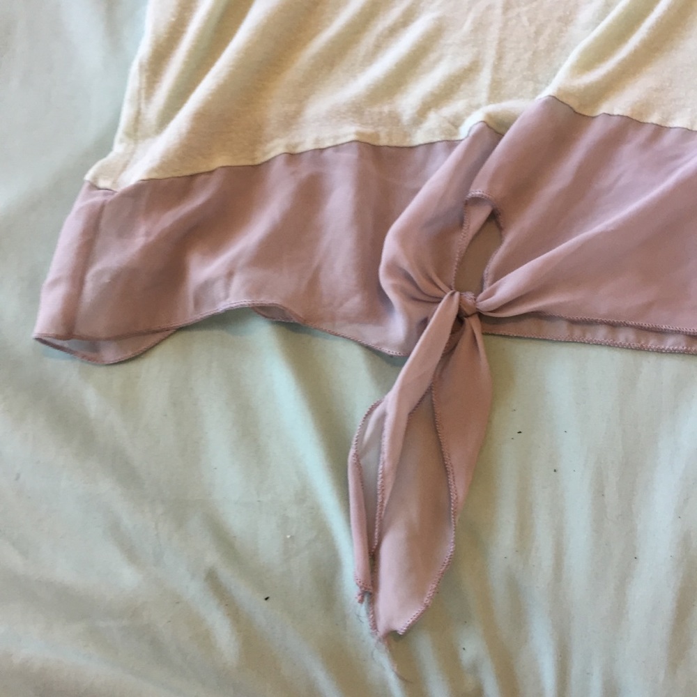 Daydreamer LA tank top with front tie - Picture 3 of 5